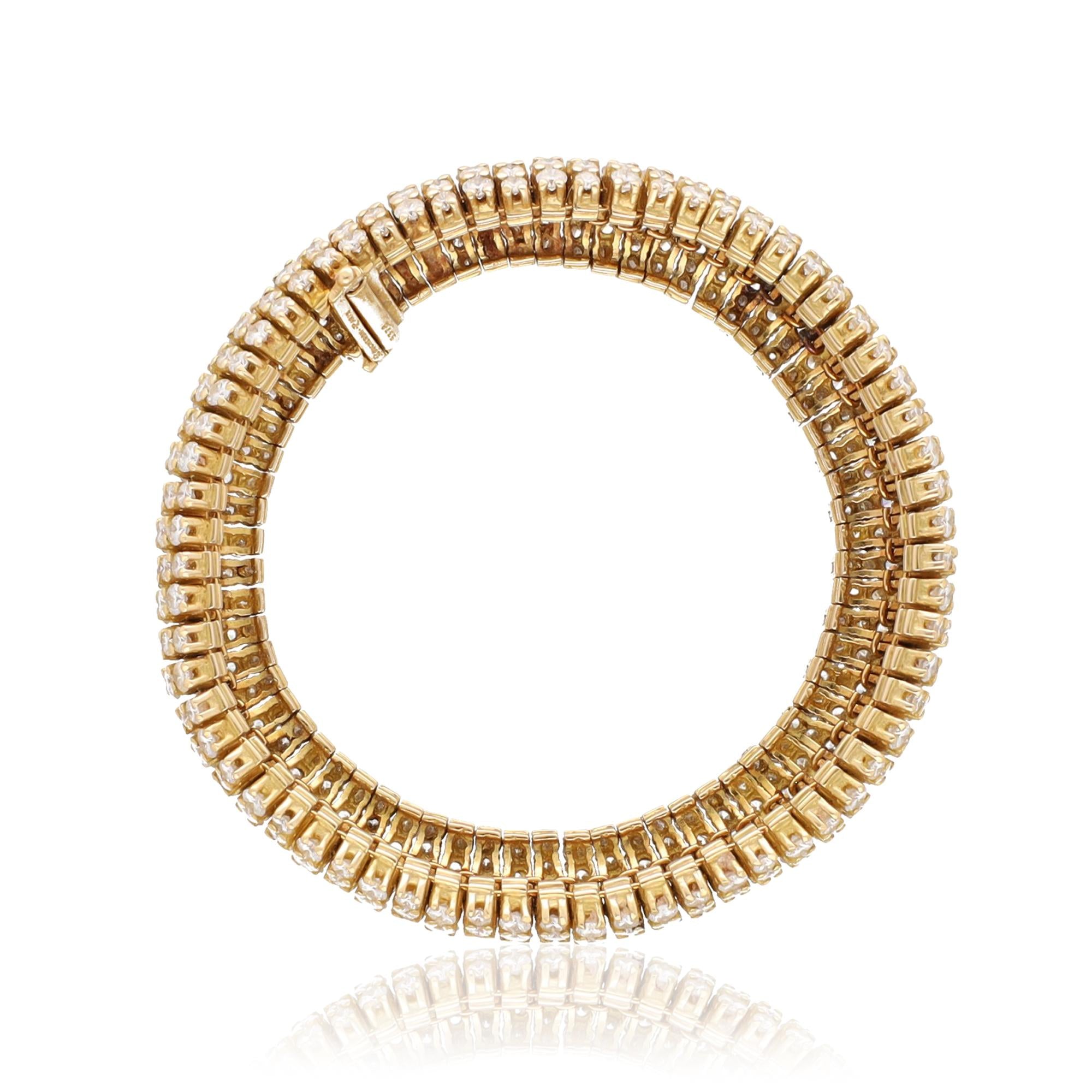 BOUCHERON Paris 18K Yellow Gold and Diamond Bracelet