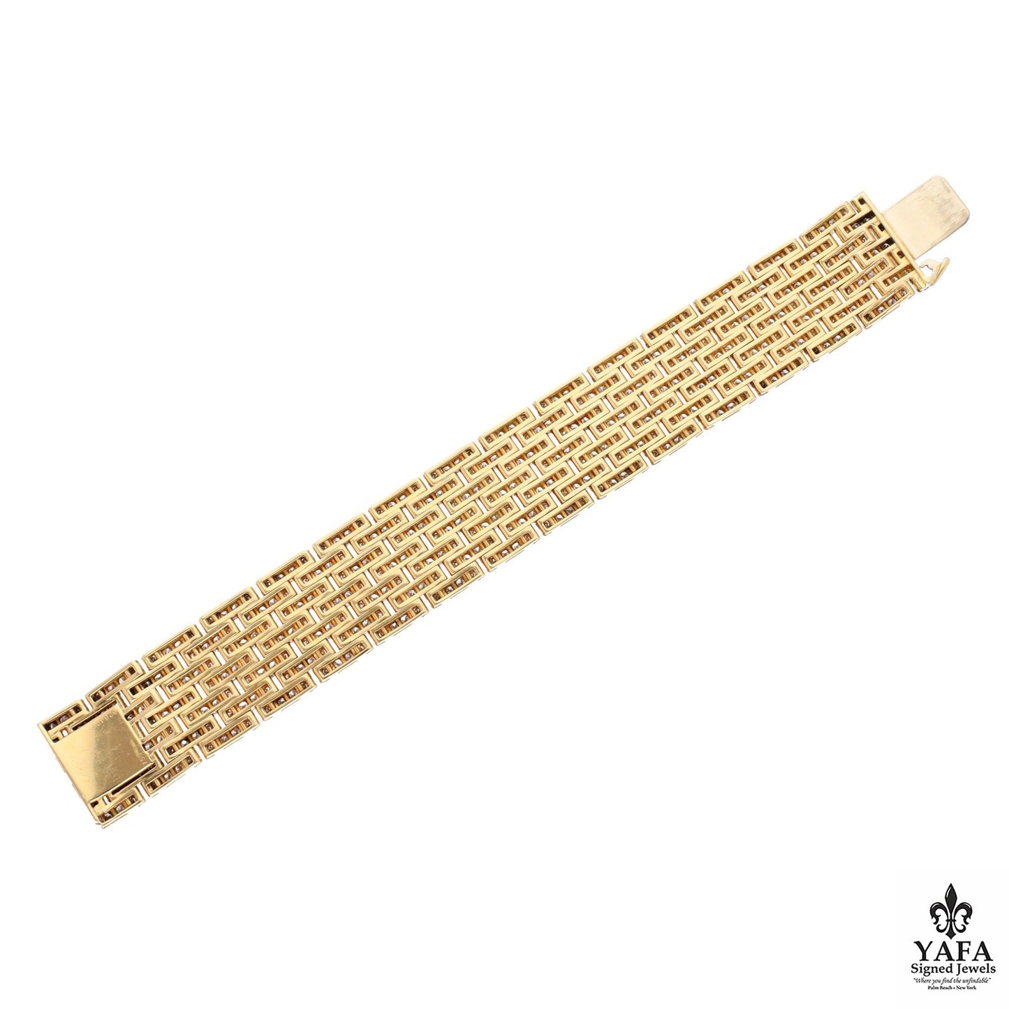 CARTIER Maillon Panthére 7-Row Diamond Bracelet