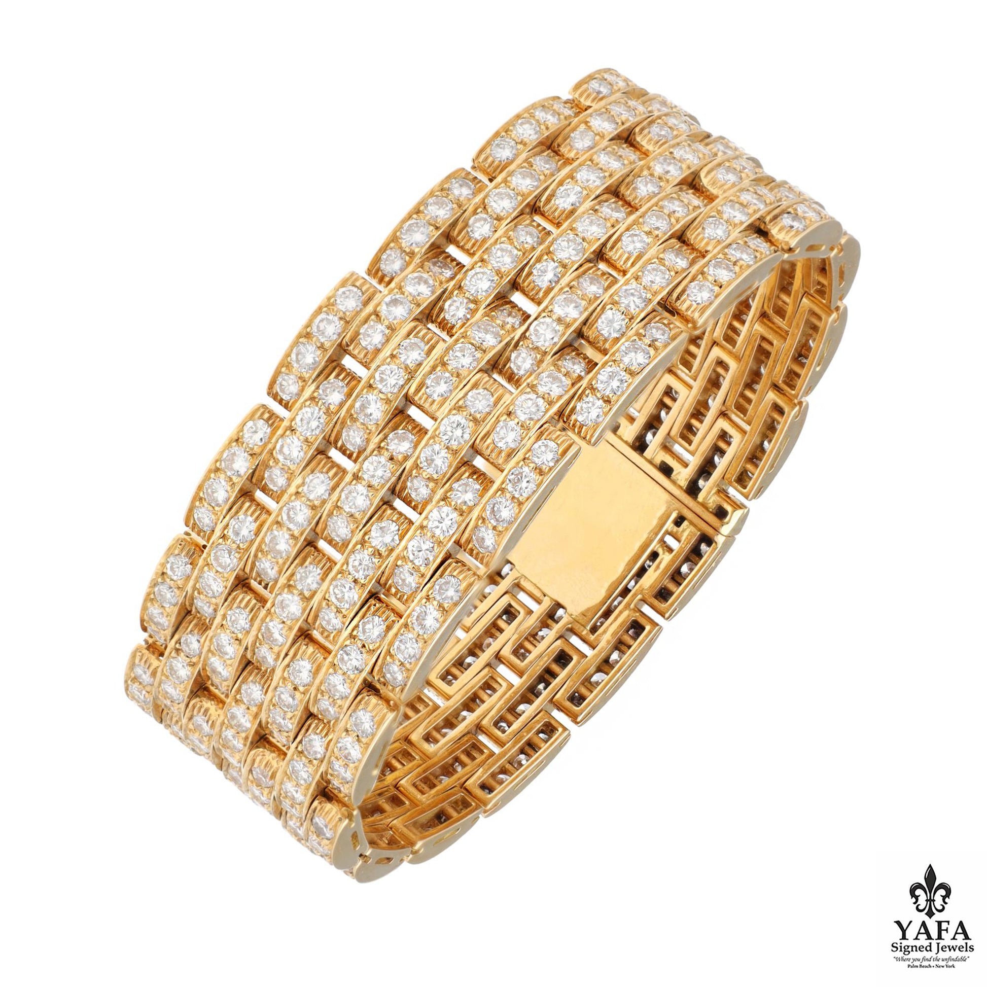 CARTIER Maillon Panthére 7-Row Diamond Bracelet