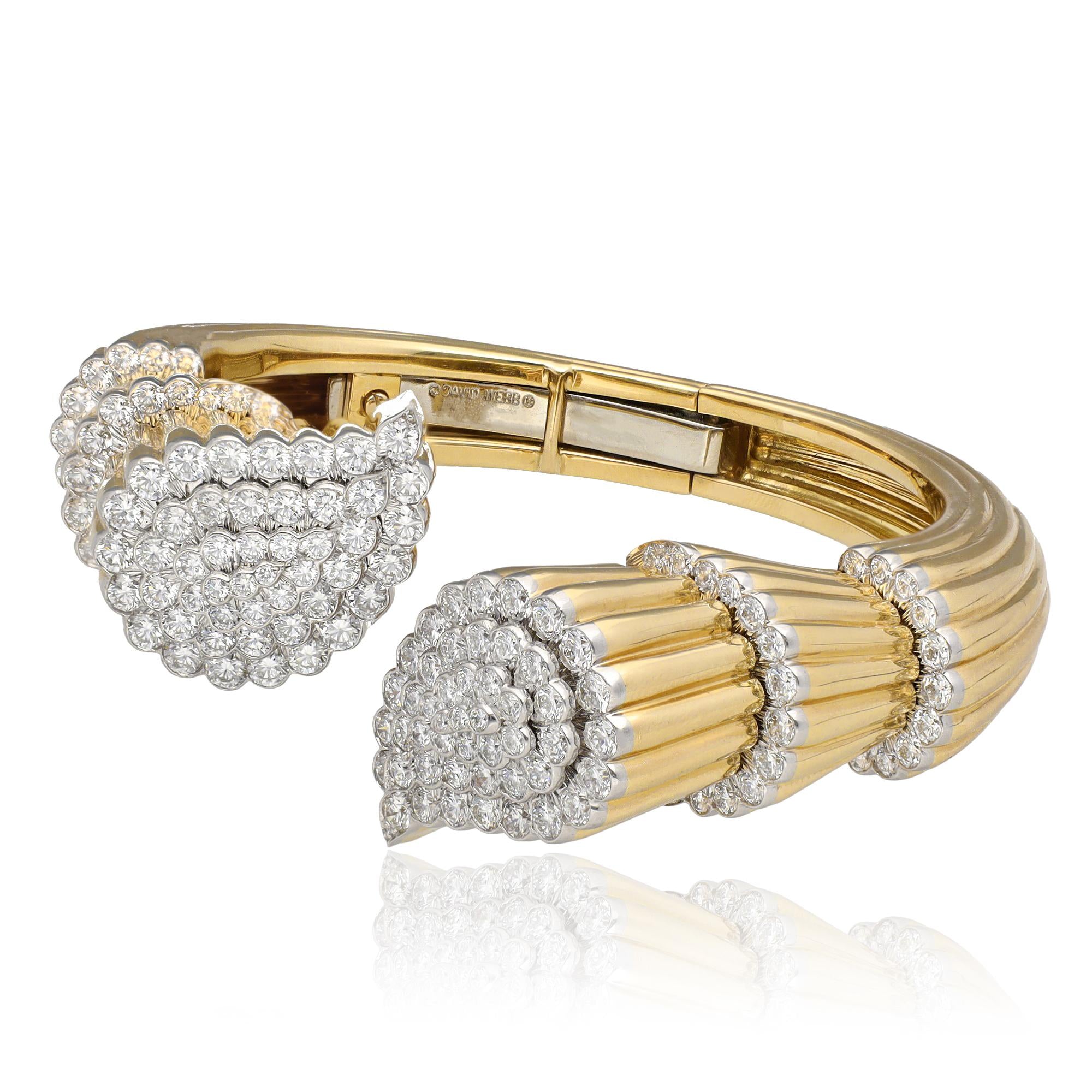 DAVID WEBB - Sunburst Paisley Bracelet
