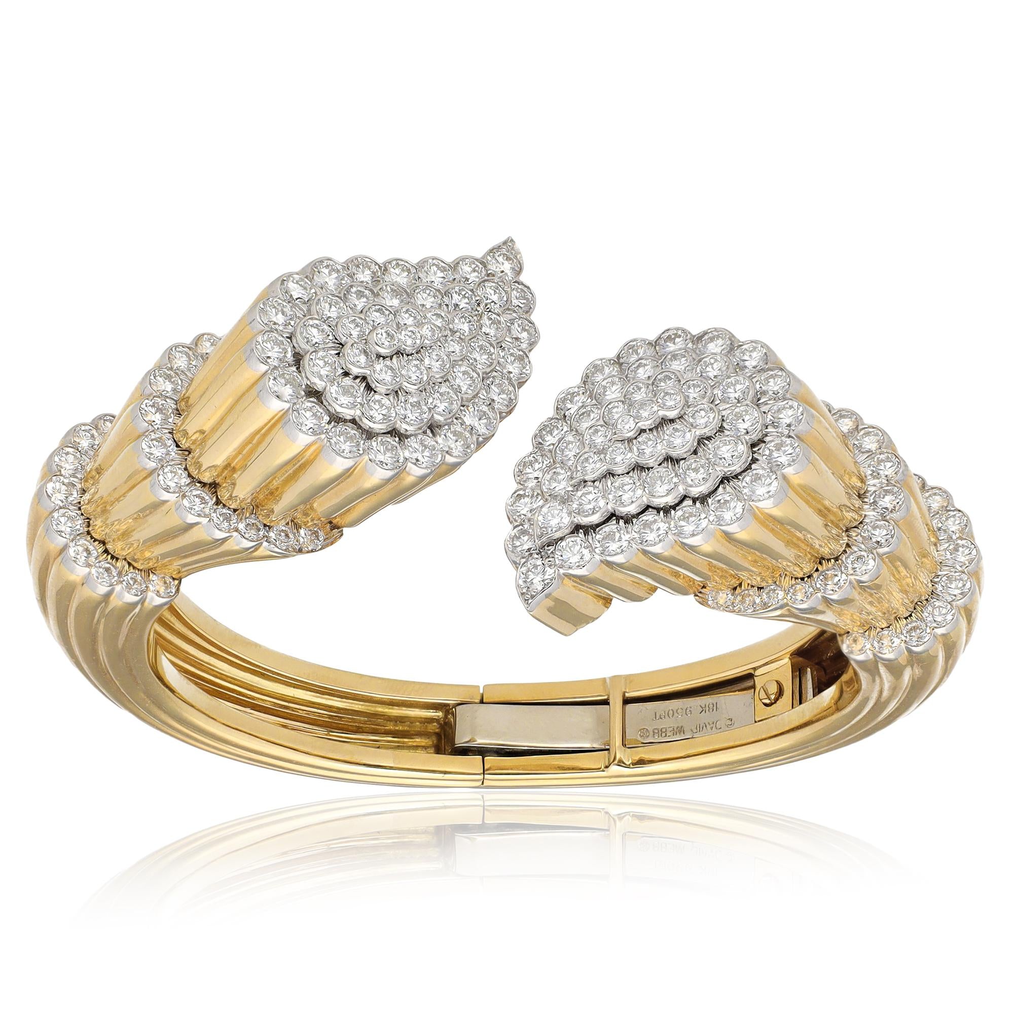 DAVID WEBB - Sunburst Paisley Bracelet