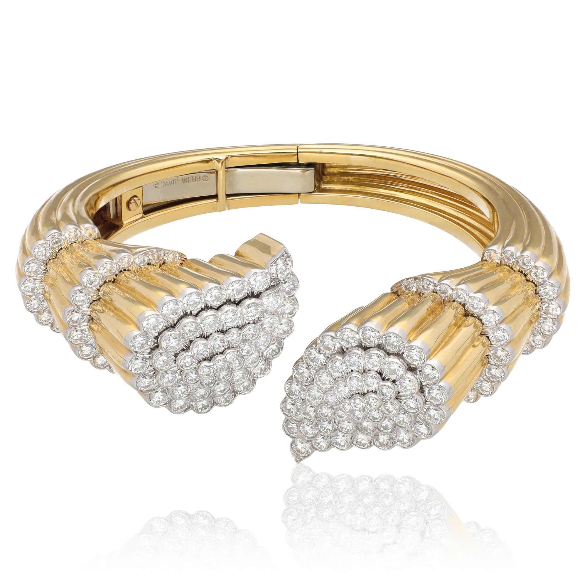 DAVID WEBB - Sunburst Paisley Bracelet