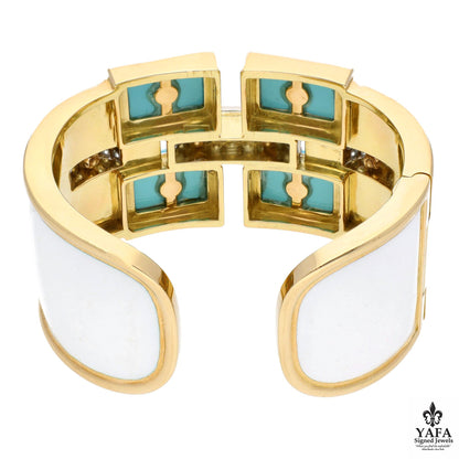 DAVID WEBB Four Stone Bastille Cuff