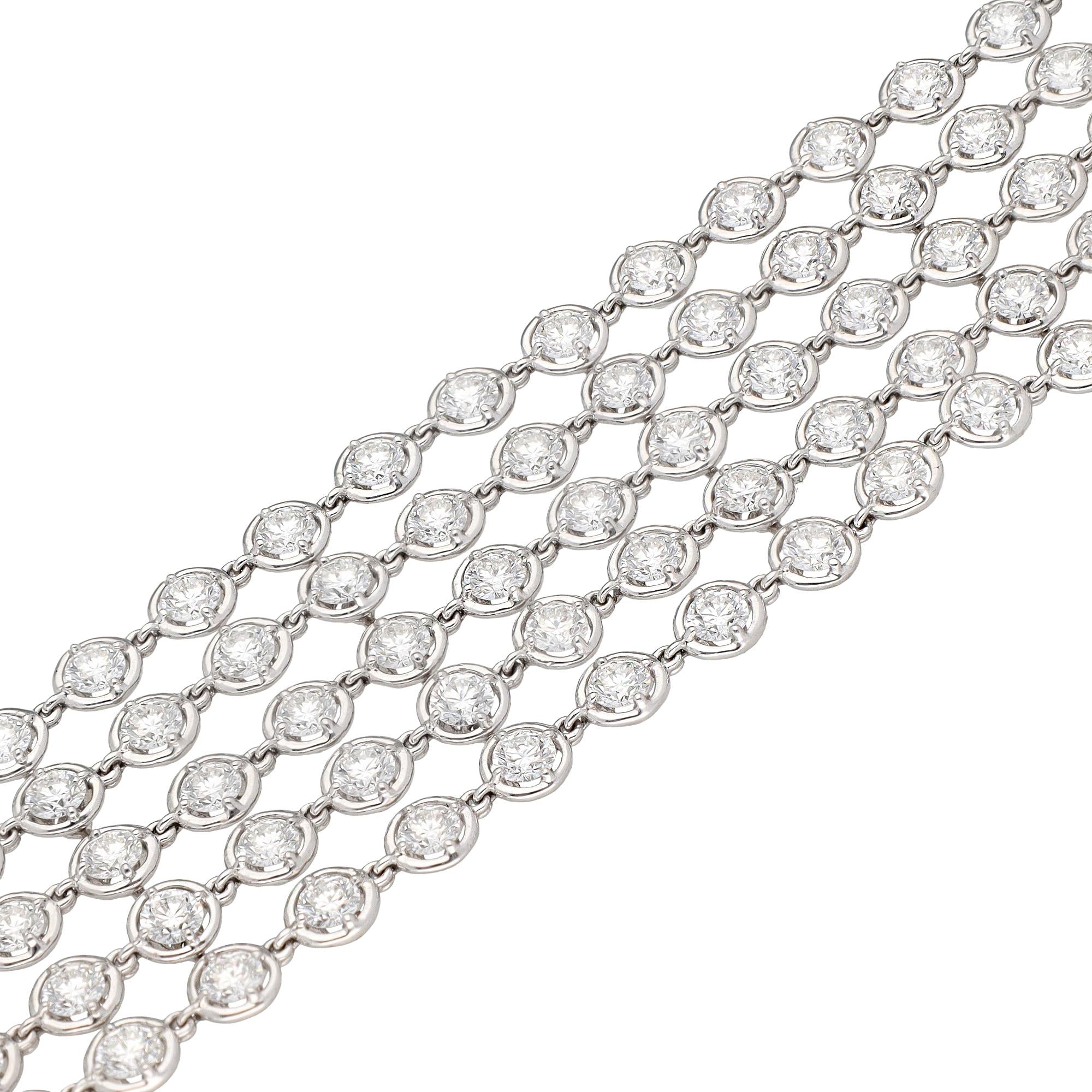 VAN CLEEF & ARPELS Diamond Palmyre Bracelet