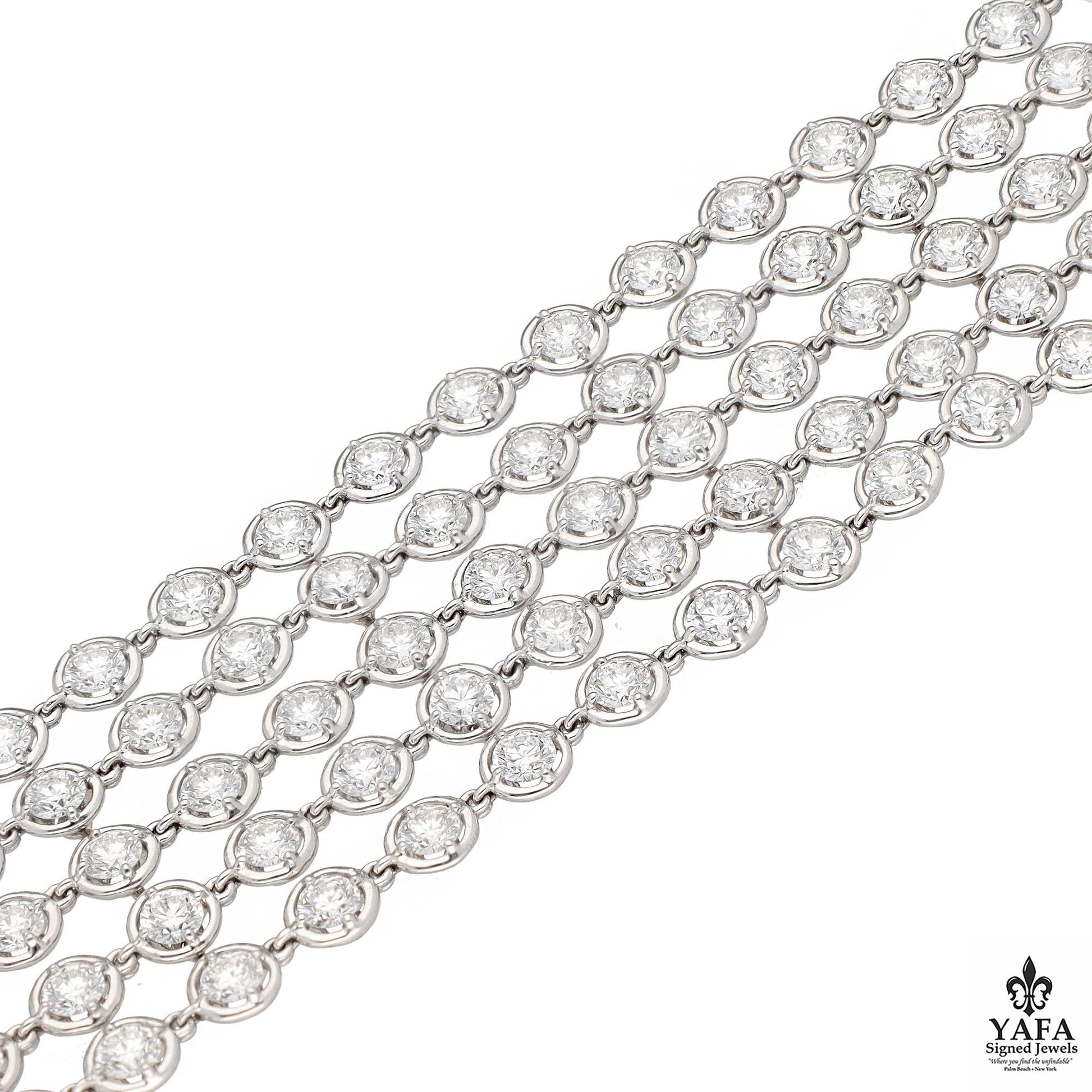 VAN CLEEF & ARPELS Diamond Palmyre Bracelet