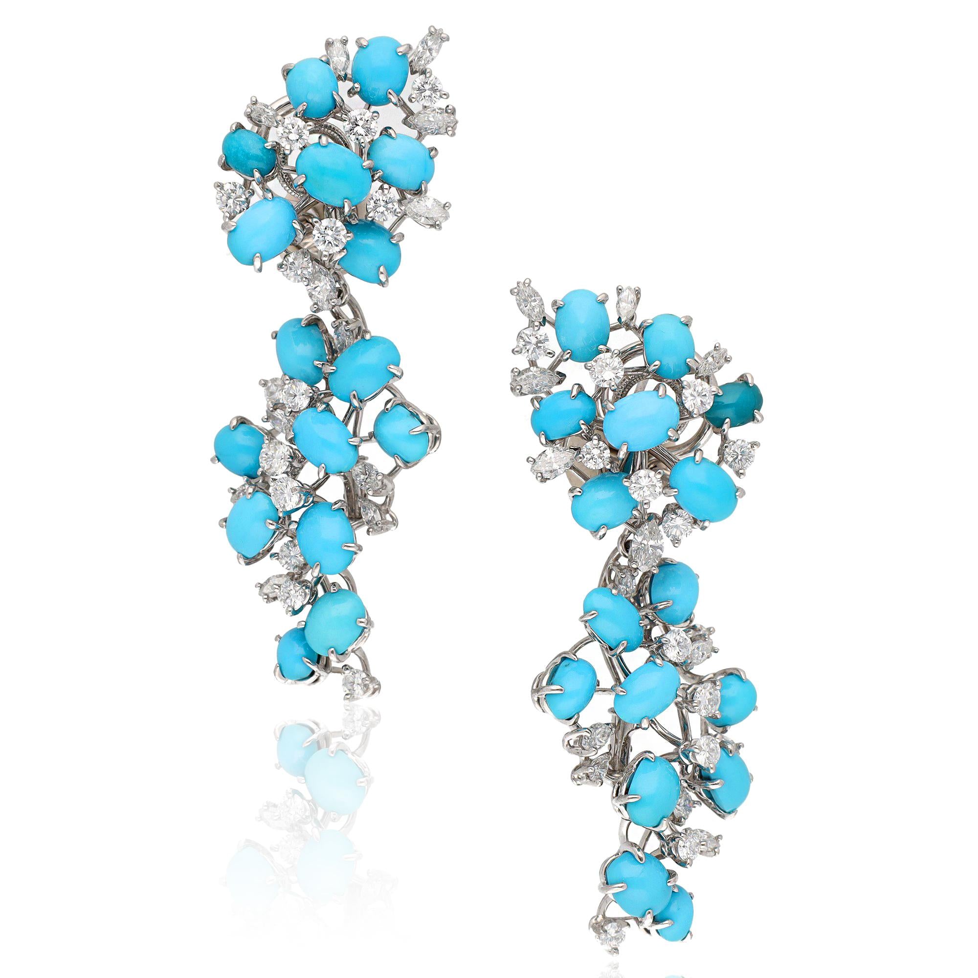 MEISTER Turquoise Bracelet and Ear Clips