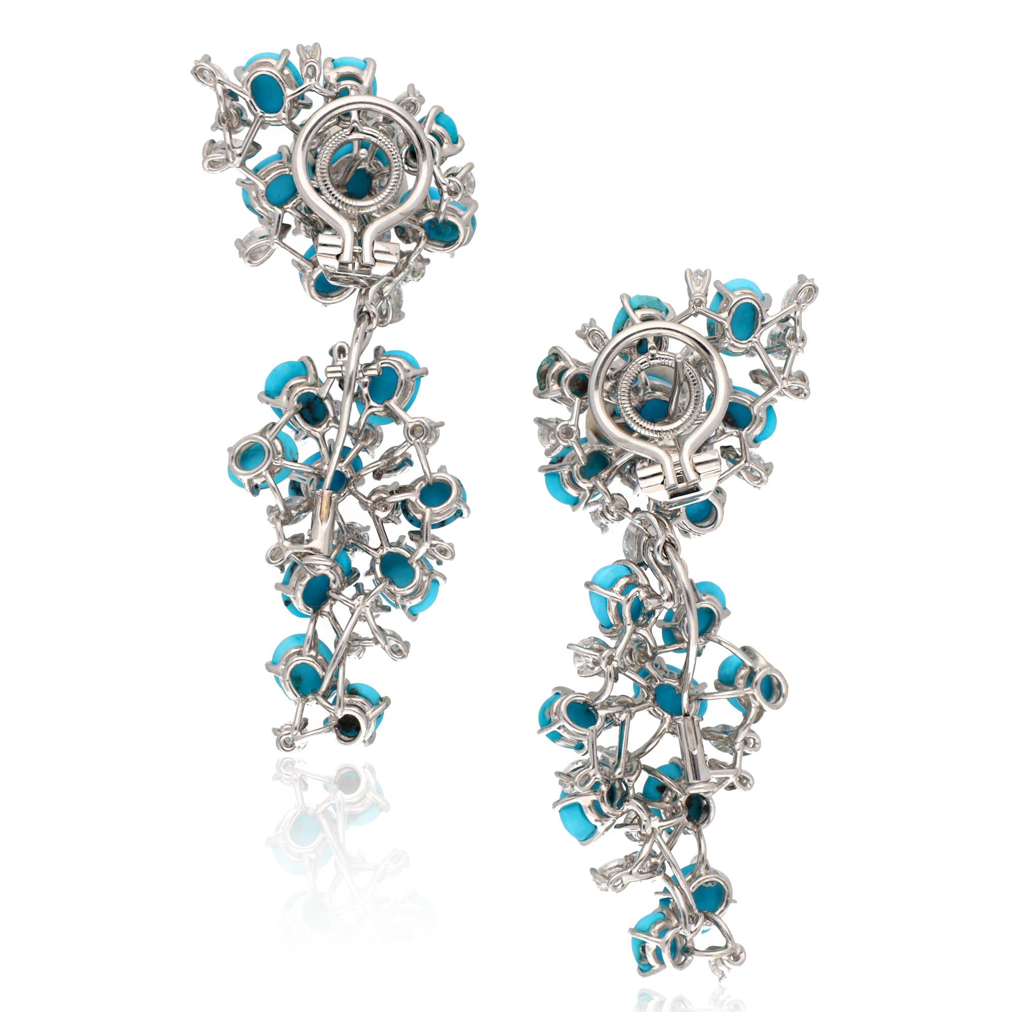 MEISTER Turquoise Bracelet and Ear Clips