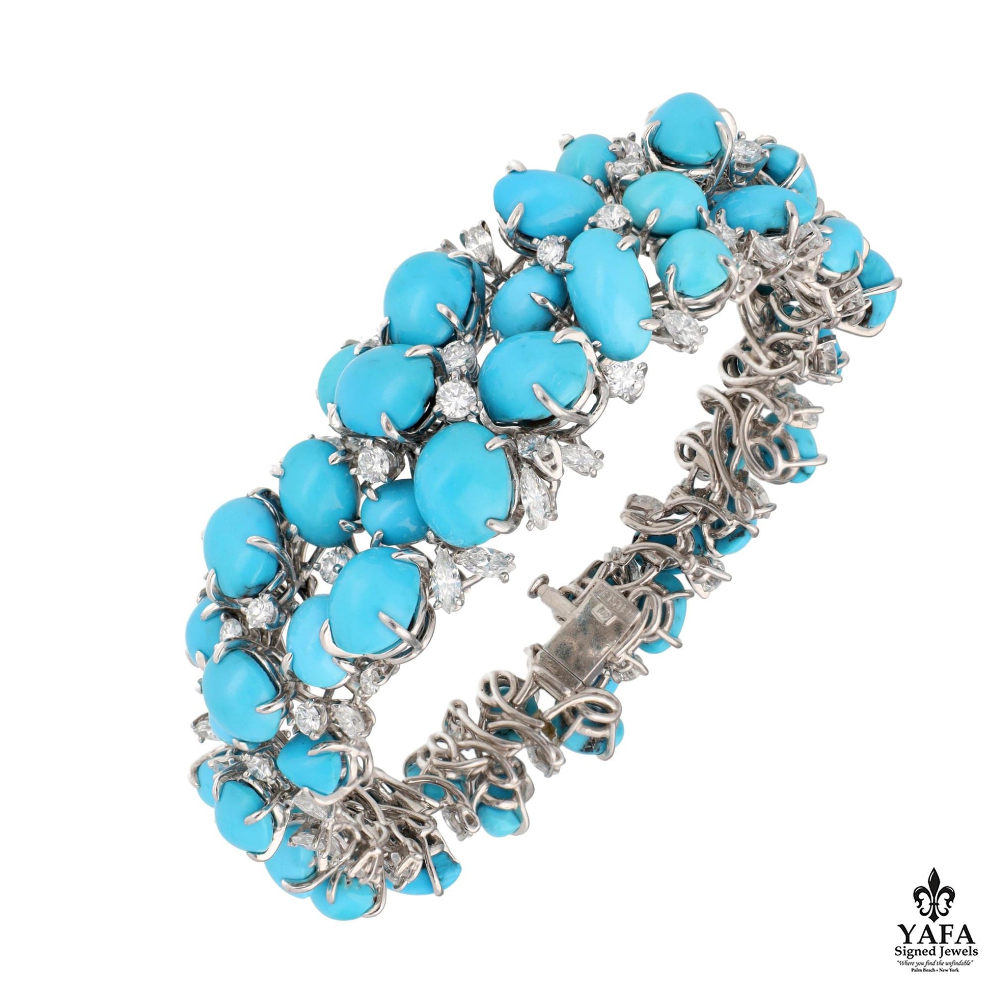 MEISTER Turquoise Bracelet and Ear Clips