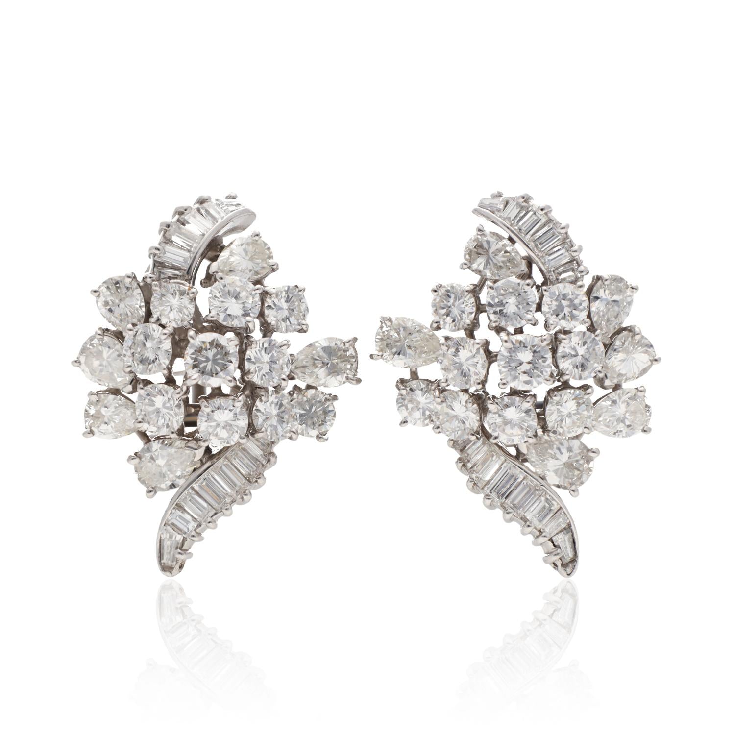 CARTIER Cascading Cluster Earrings