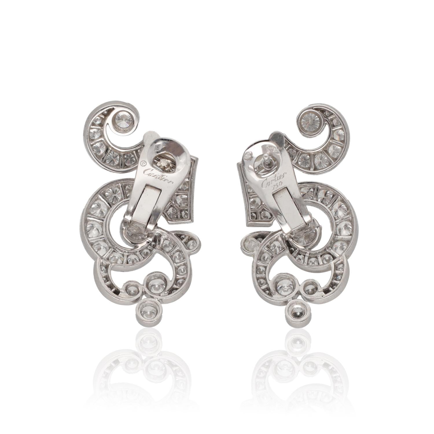 CARTIER Boudoir Diamond Earrings
