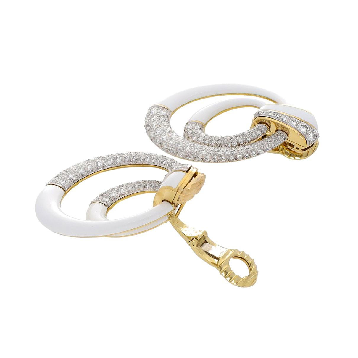 DAVID WEBB 'Persephone' Earrings