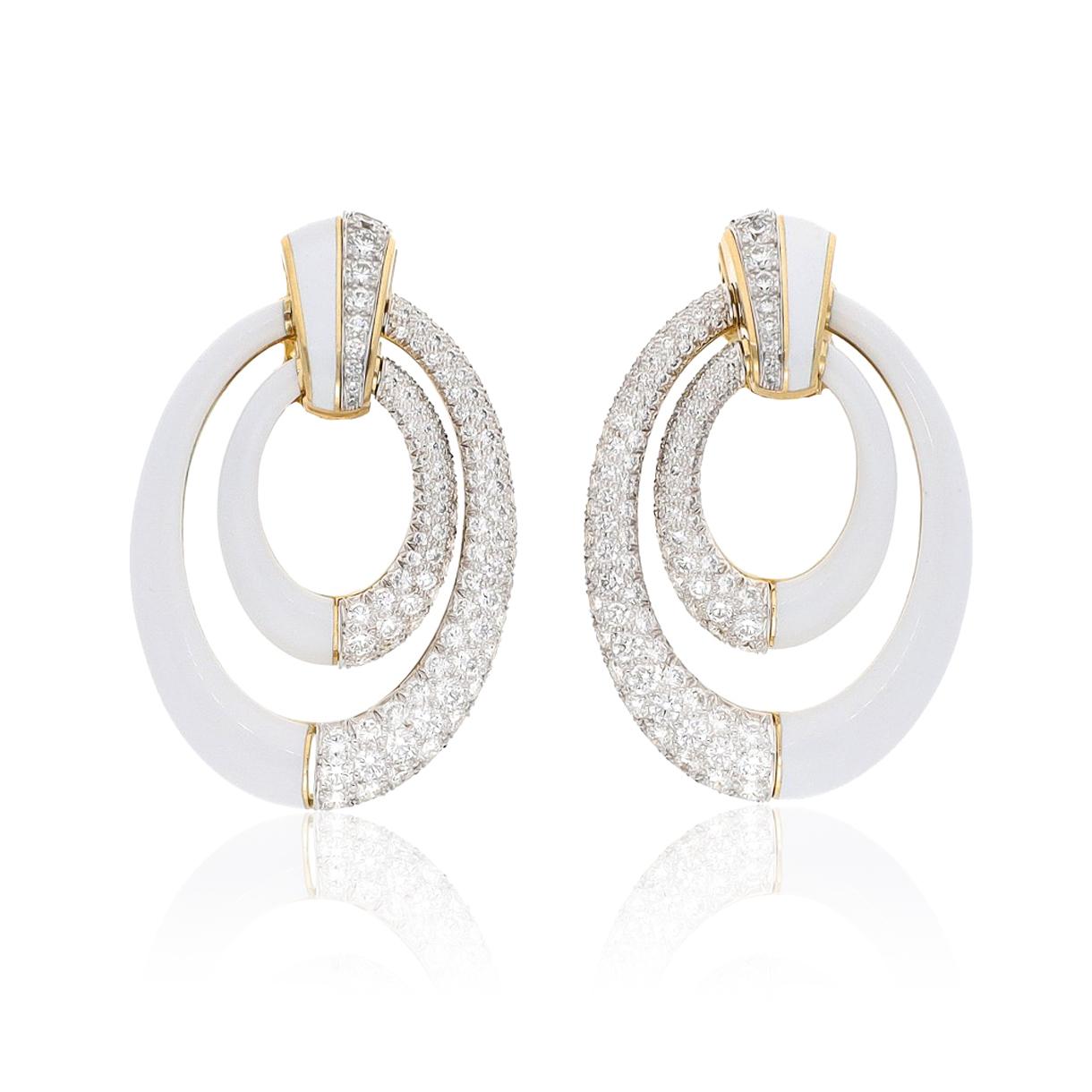 DAVID WEBB 'Persephone' Earrings
