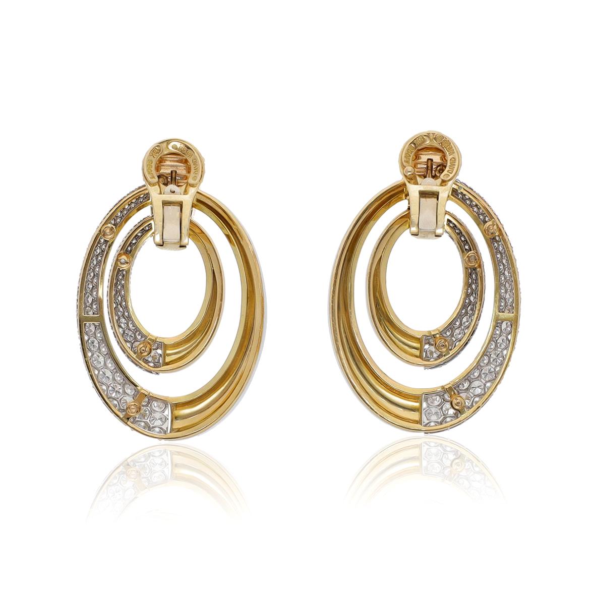 DAVID WEBB 'Persephone' Earrings