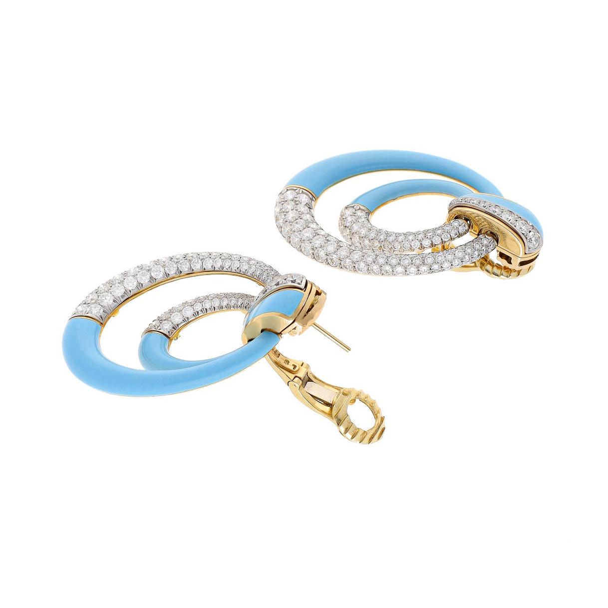 DAVID WEBB 'Persephone' Earrings