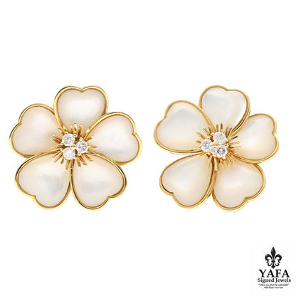 VAN CLEEF & ARPELS Mini 'Nerval' Ear Clips