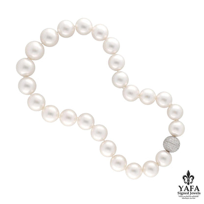 South Sea Pearl and Diamond Necklace