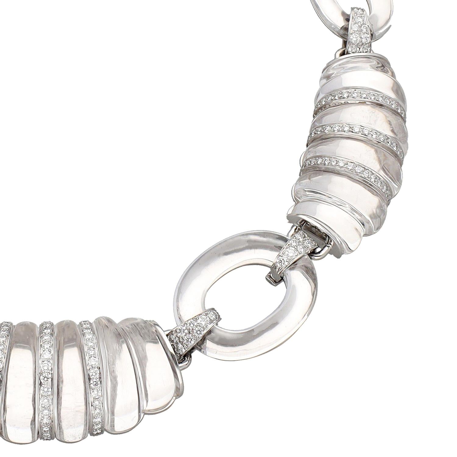 DAVID WEBB 'Dinner Roll' Necklace