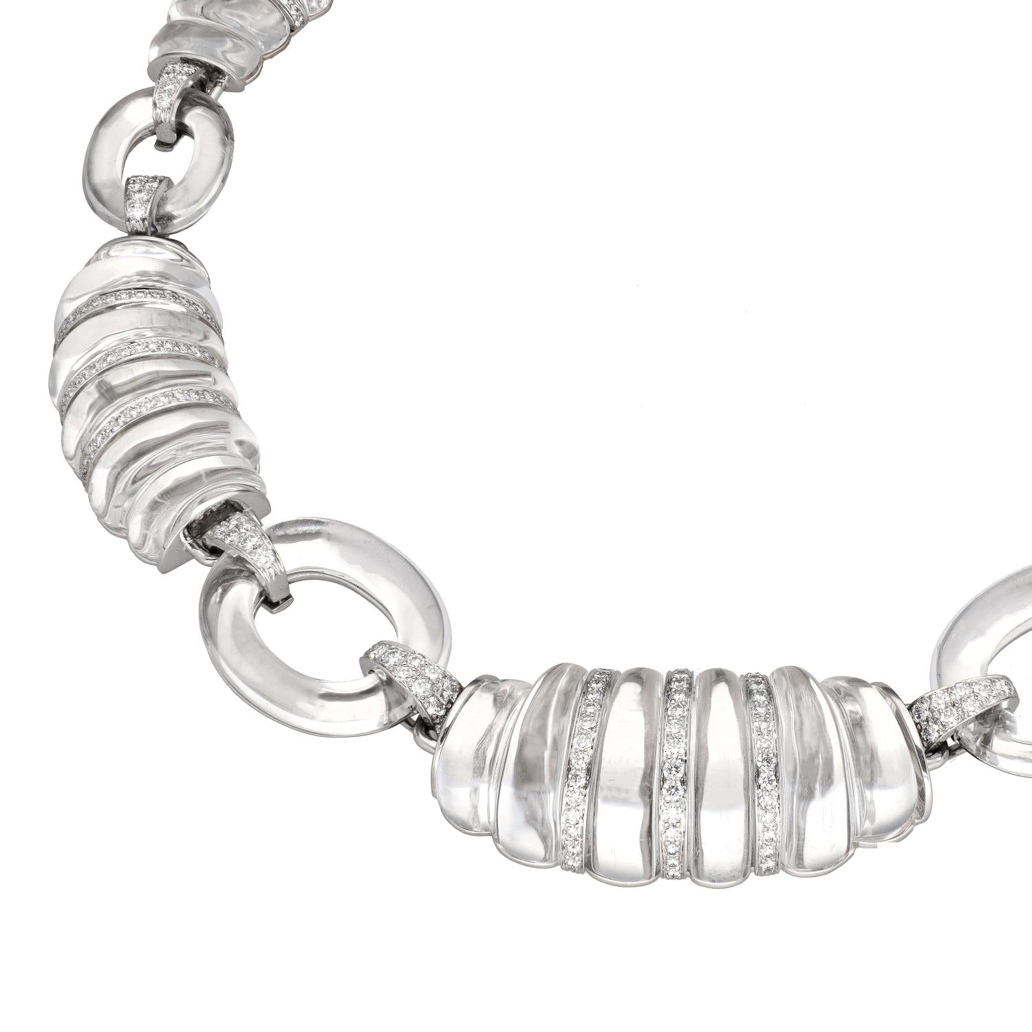 DAVID WEBB 'Dinner Roll' Necklace