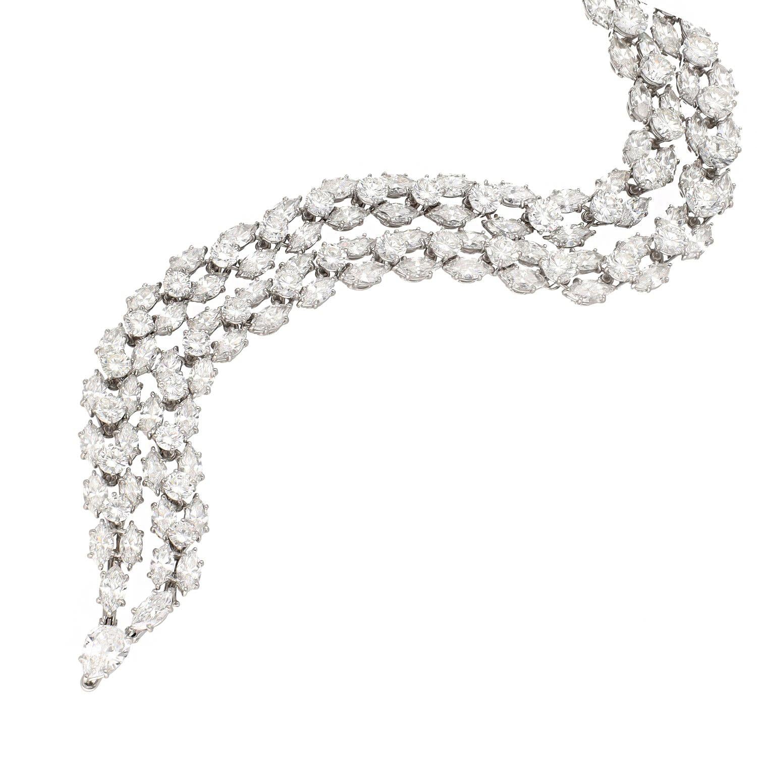 HARRY WINSTON Platinum Diamond Necklace