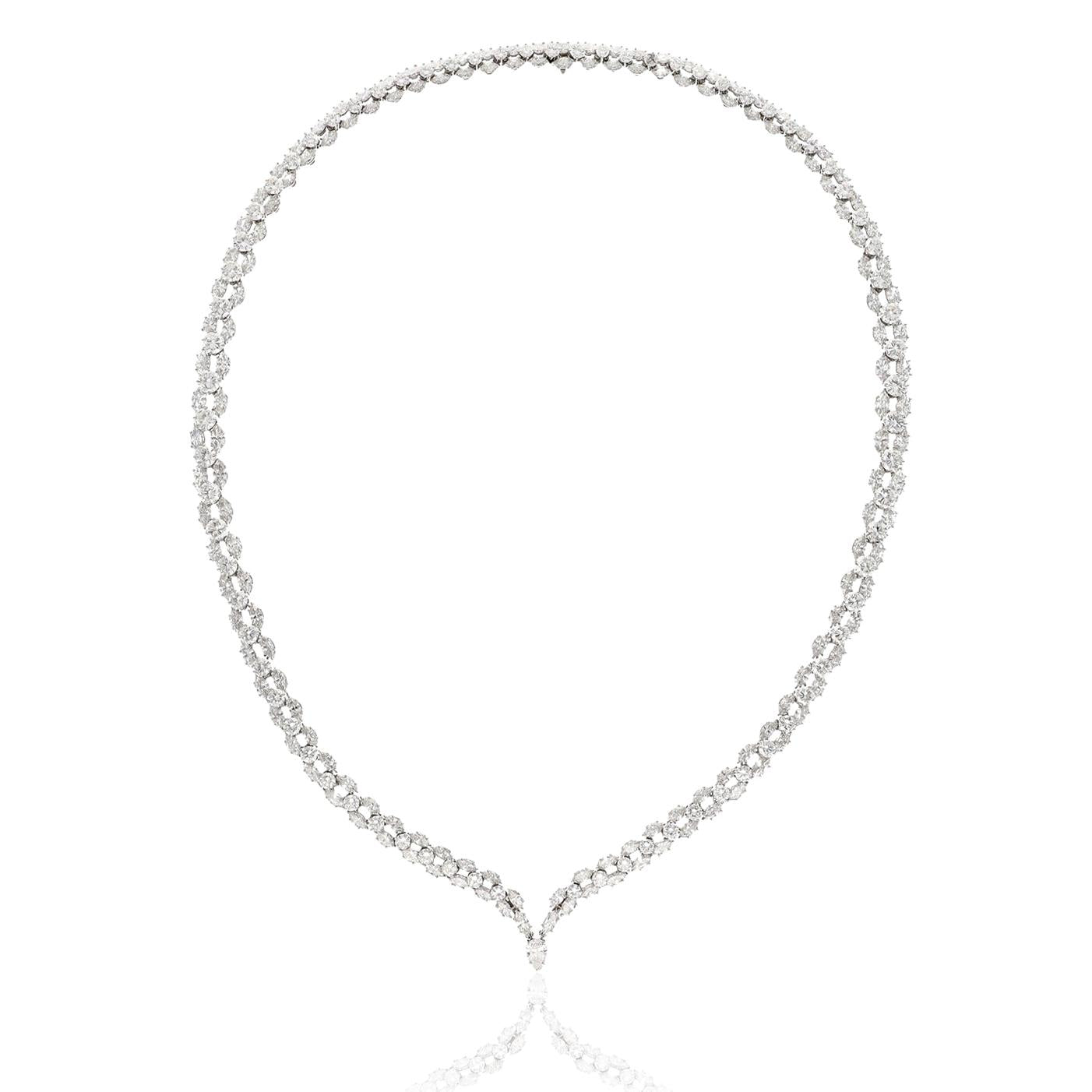 HARRY WINSTON Platinum Diamond Necklace