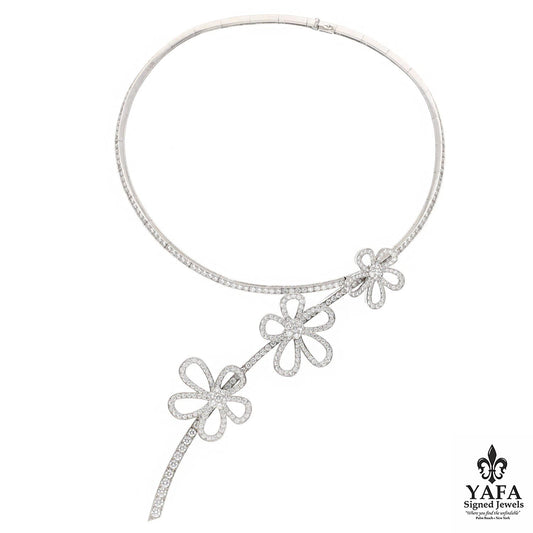 Van Cleef & Arpels "Flower Lace" Collection Diamond Necklace