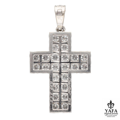 CARTIER Diamond Cross Pendant