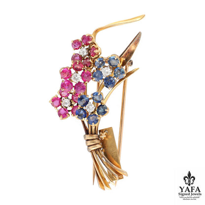 VAN CLEEF & ARPELS Vintage "Forget me Not" Brooch