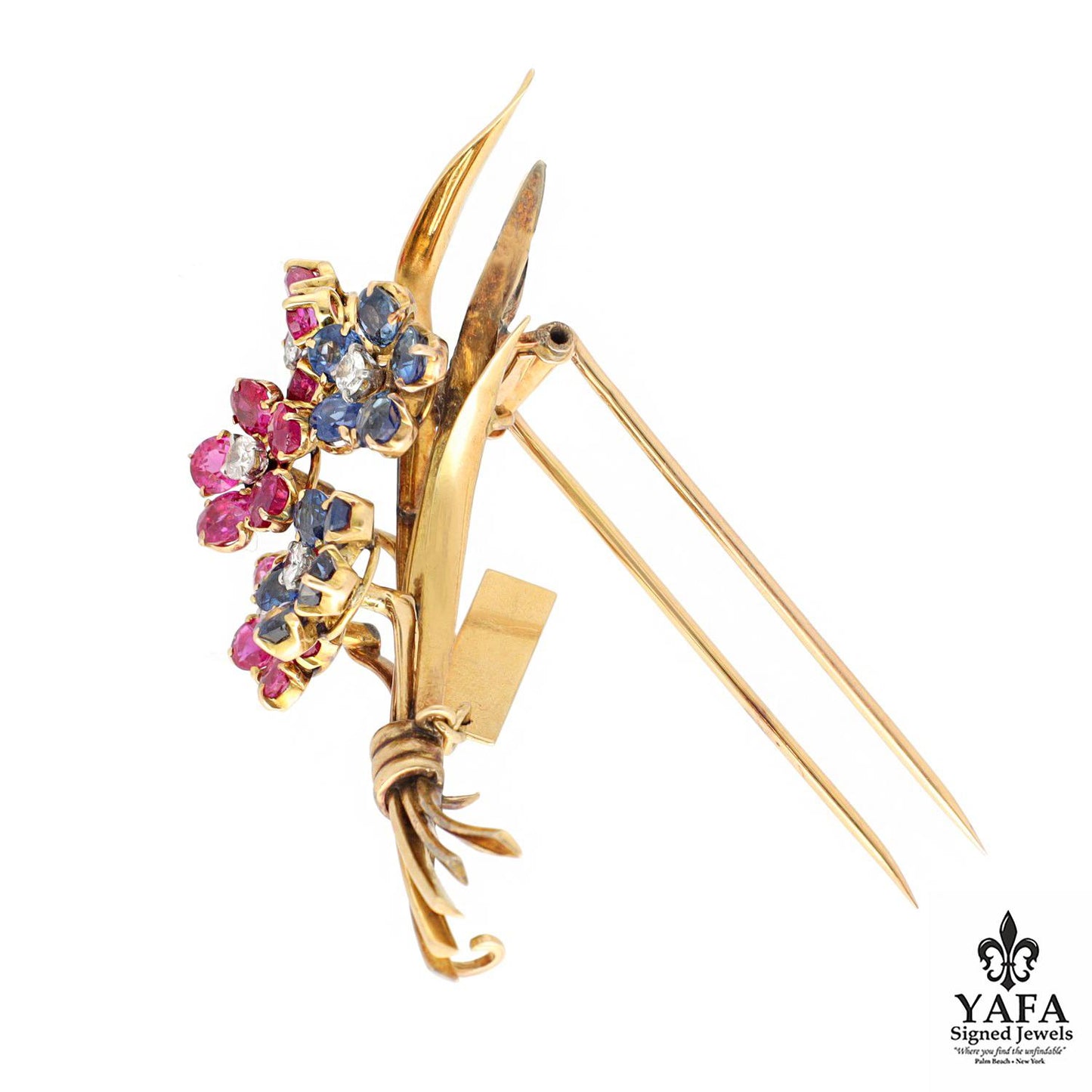 VAN CLEEF & ARPELS Vintage "Forget me Not" Brooch