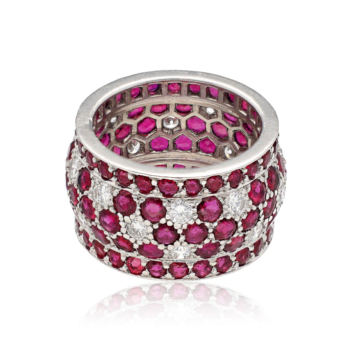 CARTIER Ruby and Diamond 'Nigeria' Ring