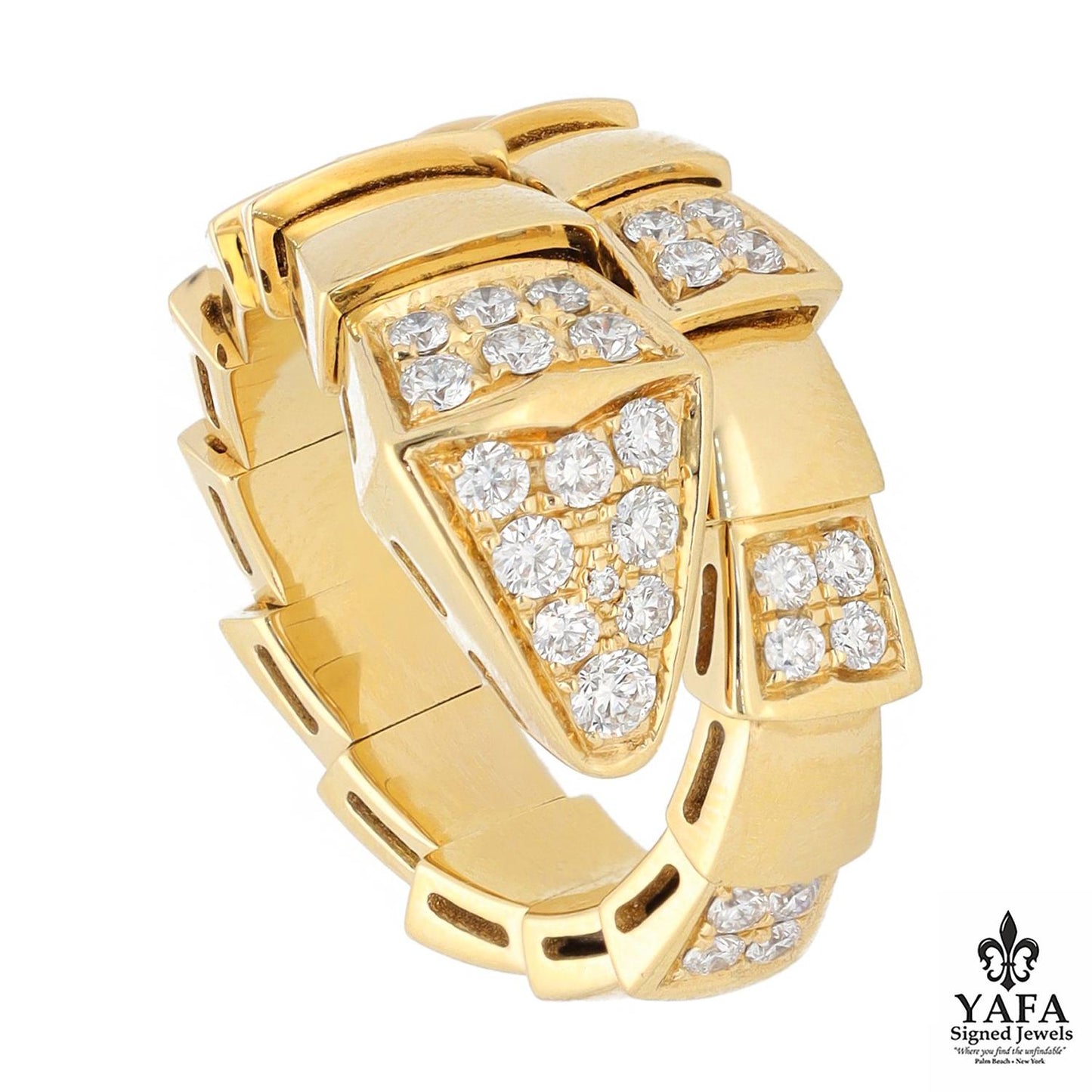 BULGARI Serpenti One Coil Viper Ring