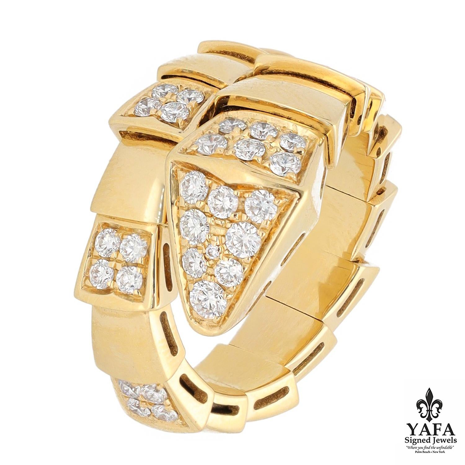 BULGARI Serpenti One Coil Viper Ring