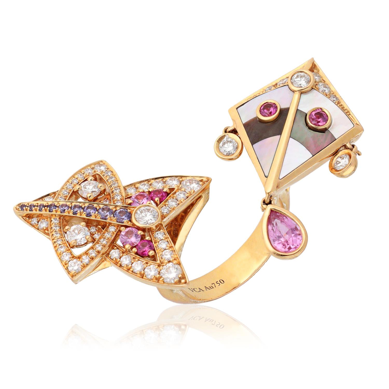 VAN CLEEF & ARPELS 'Cerf-Volants' Rings