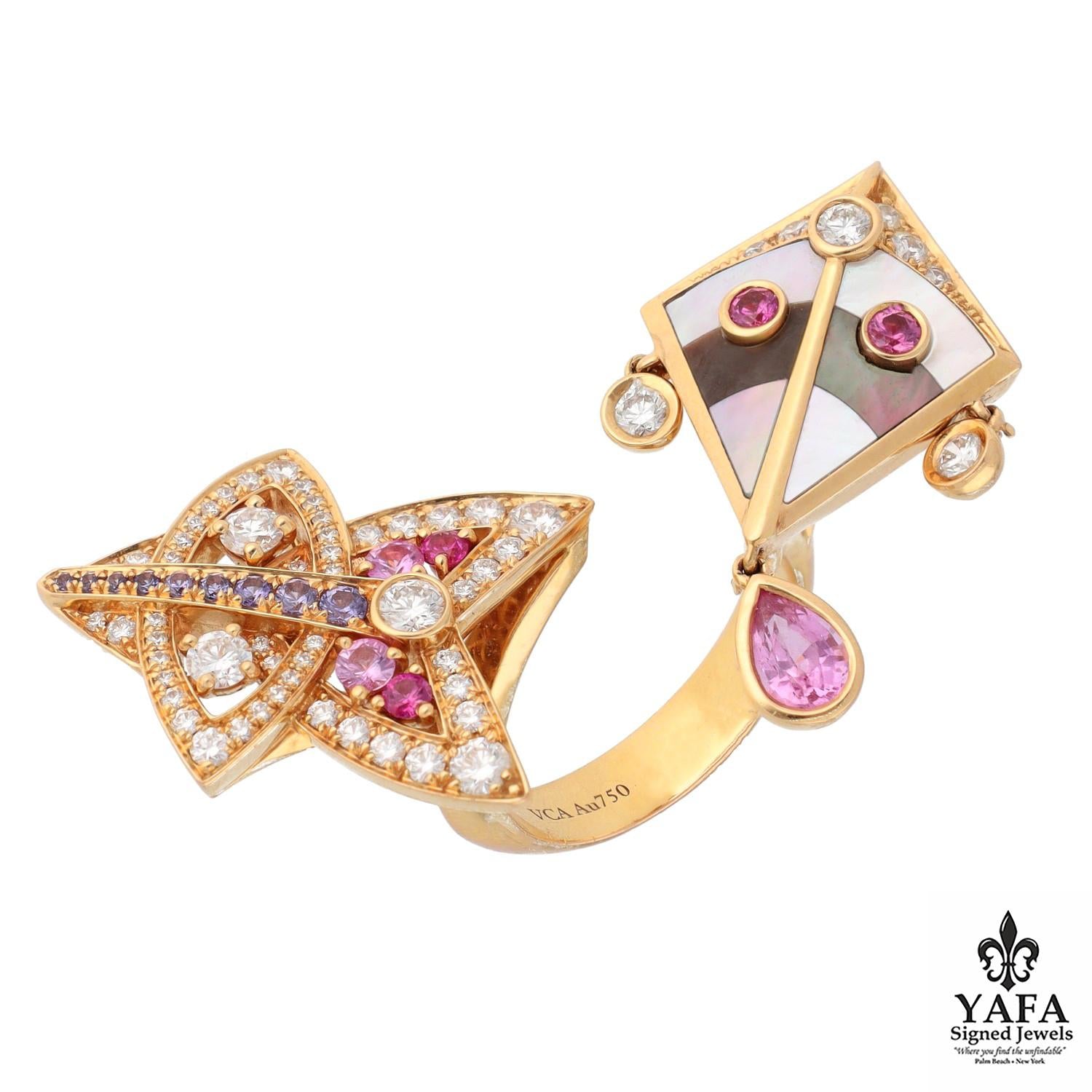 VAN CLEEF & ARPELS 'Cerf-Volants' Rings