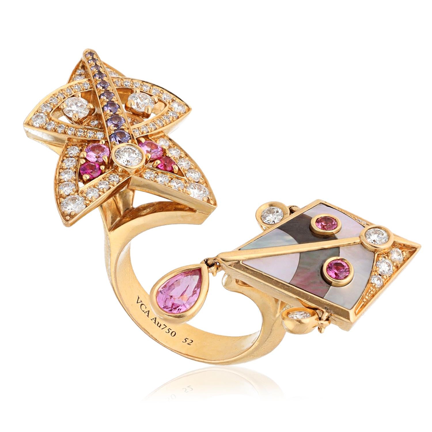 VAN CLEEF & ARPELS 'Cerf-Volants' Rings