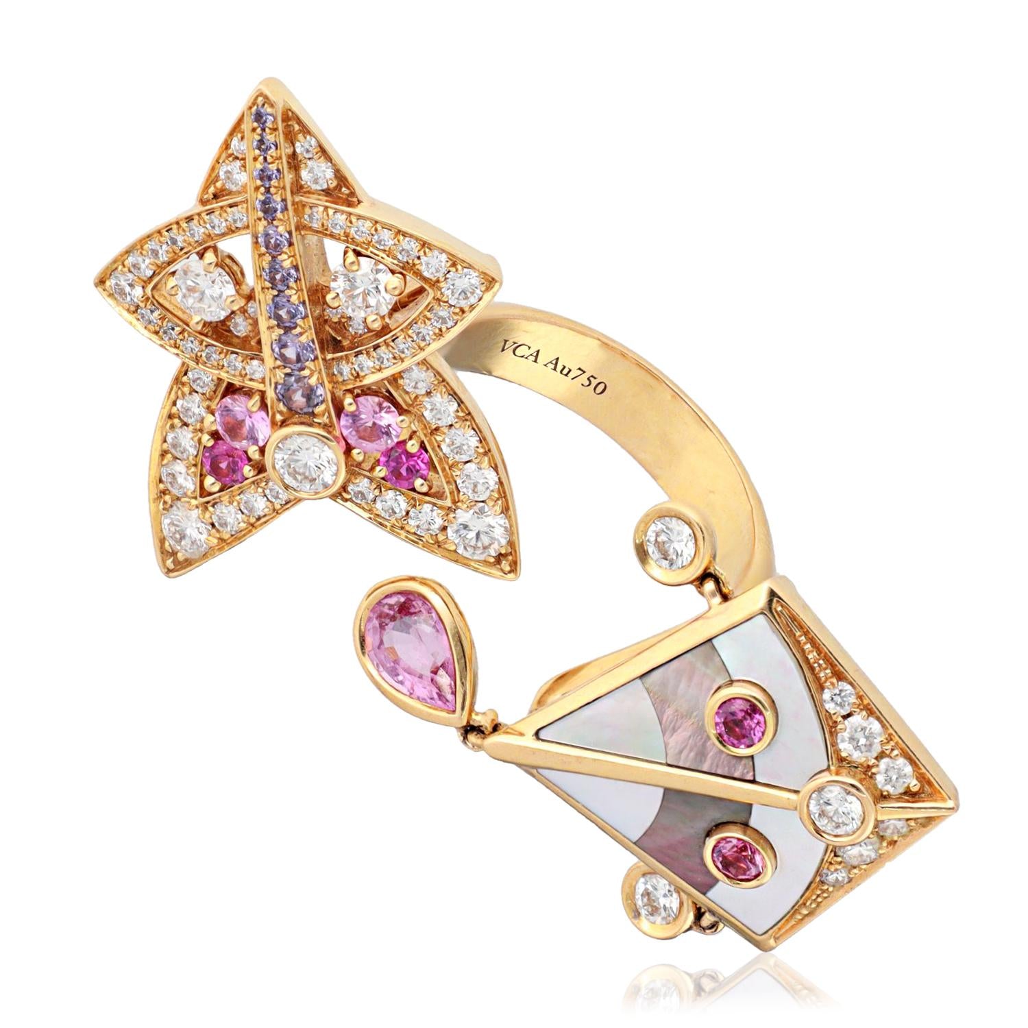 VAN CLEEF & ARPELS 'Cerf-Volants' Rings
