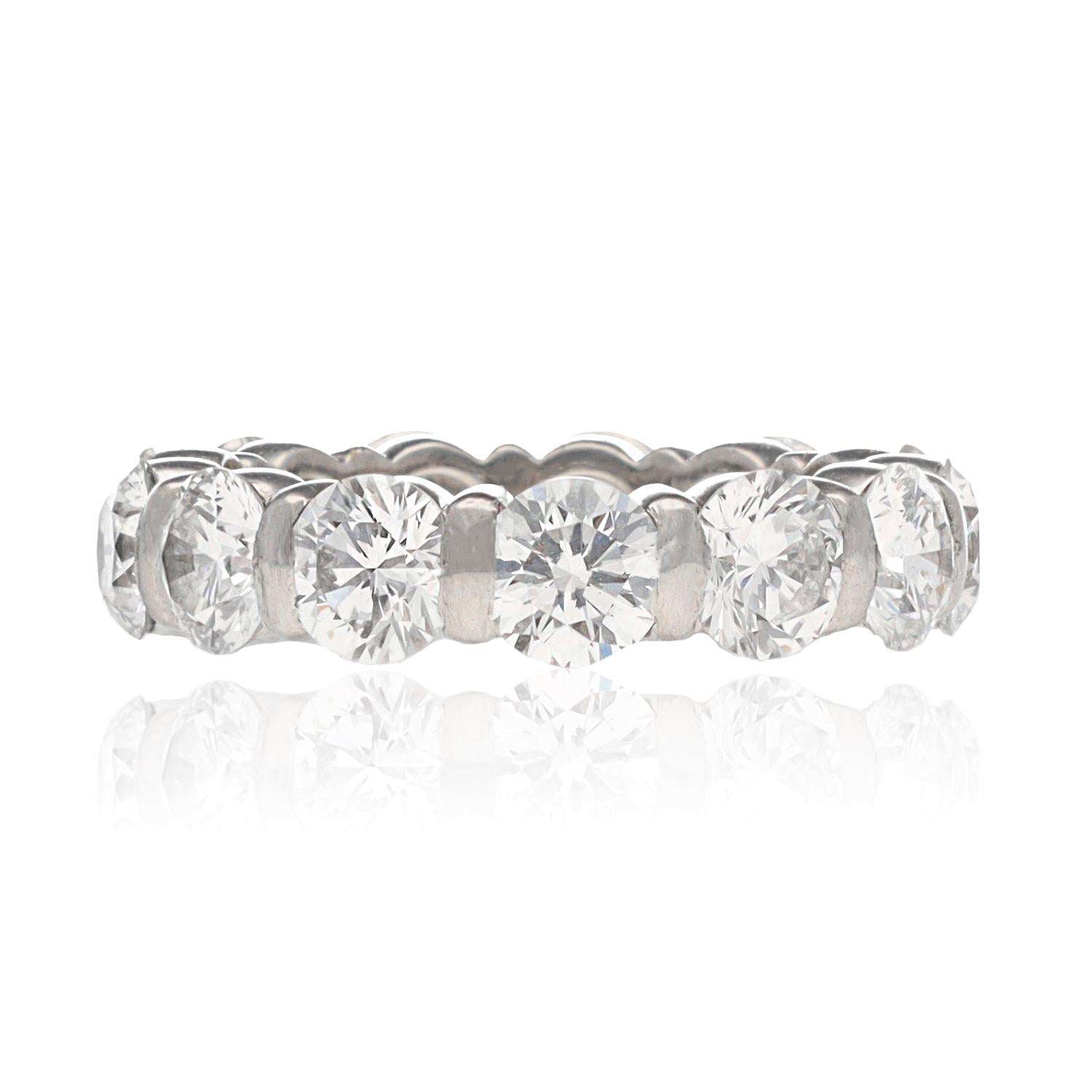 HARRY WINSTON Platinum Diamond Wedding Ring