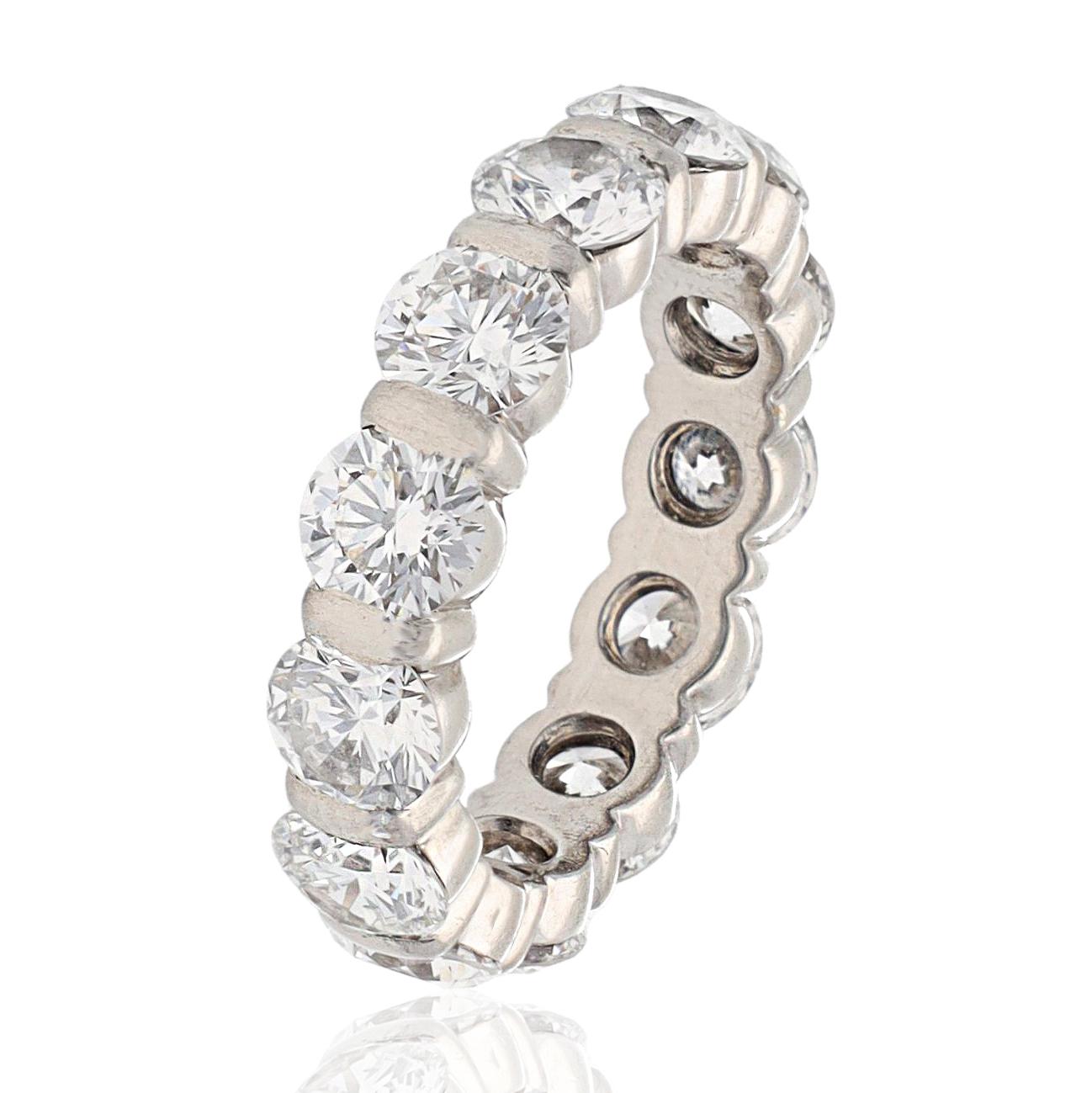 HARRY WINSTON Platinum Diamond Wedding Ring