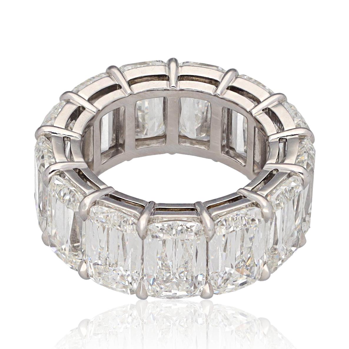 PLATINUM ASHOKA Diamond Eternity Band