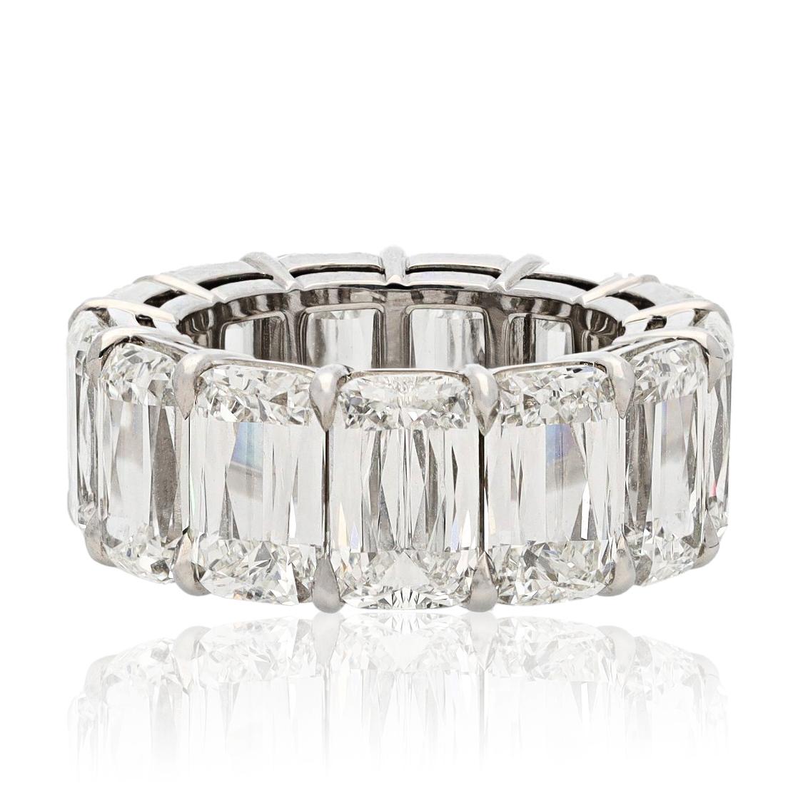 PLATINUM ASHOKA Diamond Eternity Band