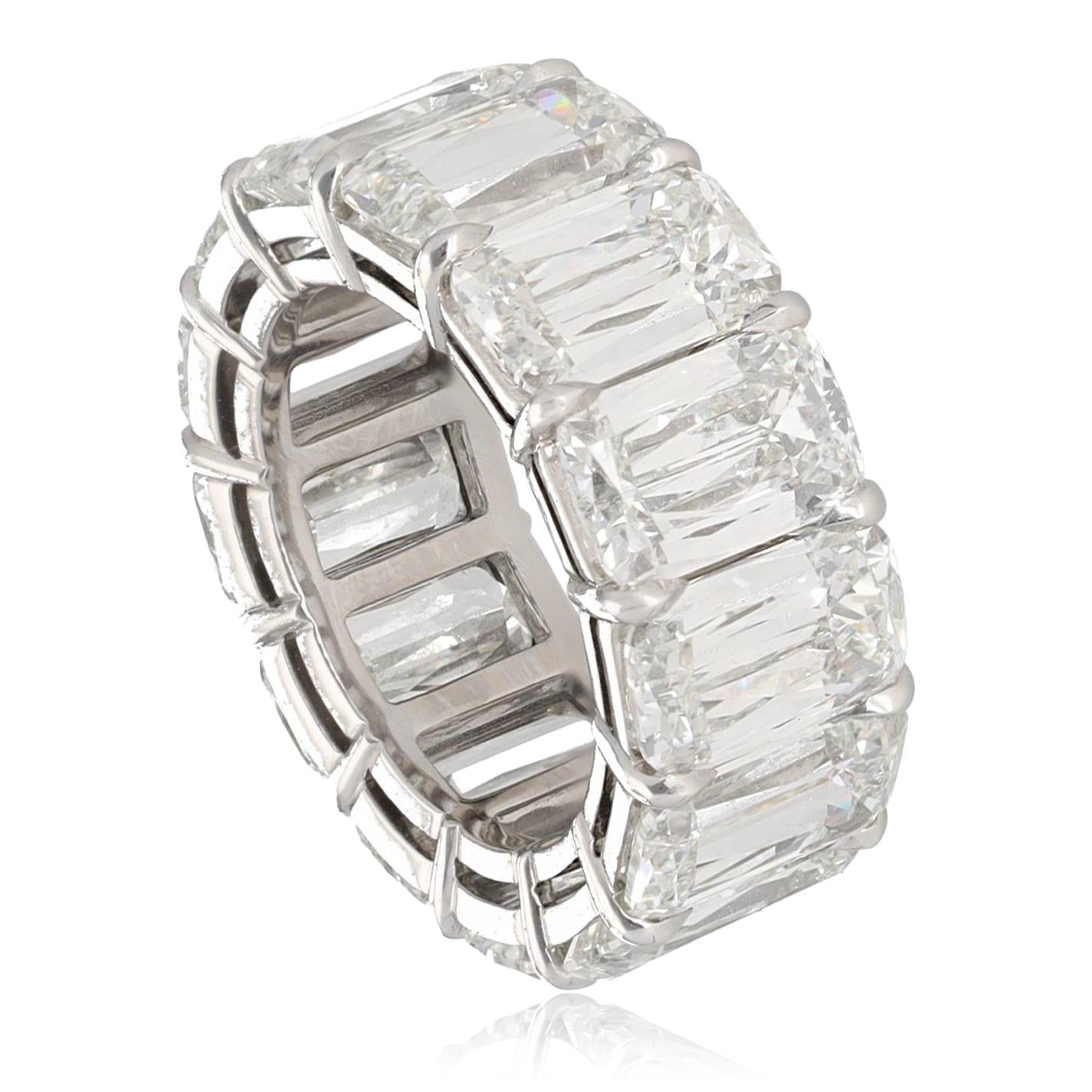 PLATINUM ASHOKA Diamond Eternity Band