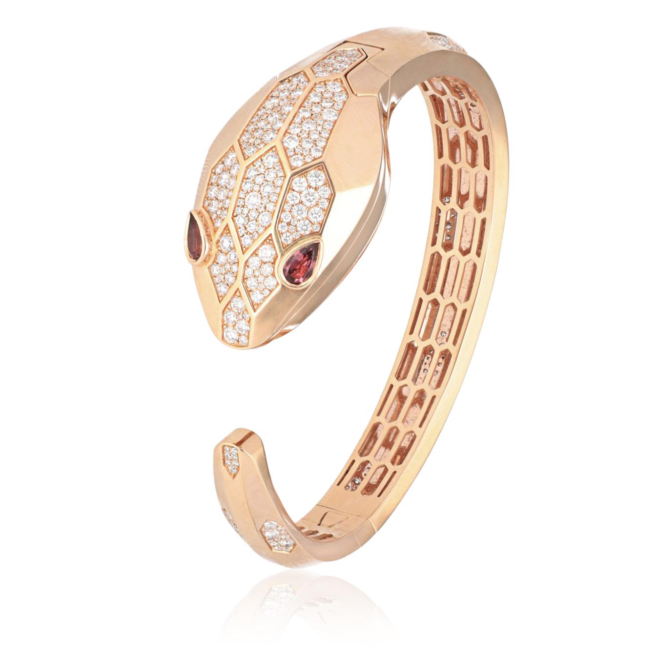 Bvlgari 18K Rose Gold Serpenti Misteriosi Watch