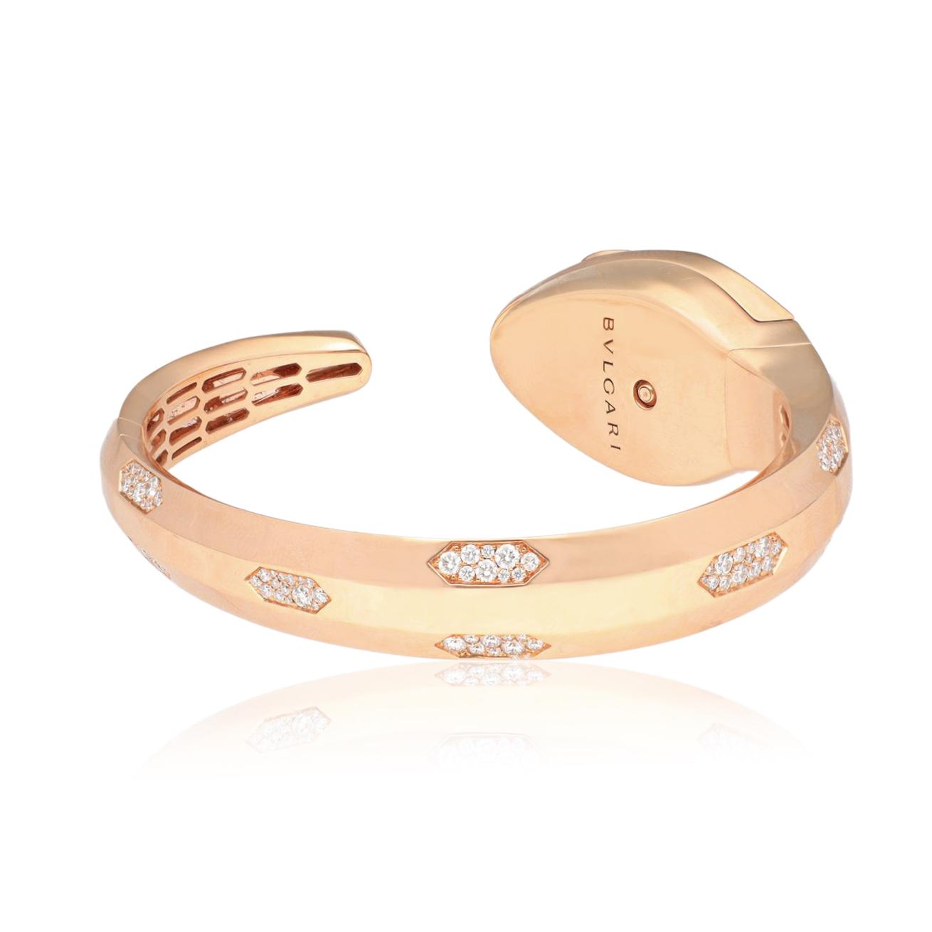 Bvlgari 18K Rose Gold Serpenti Misteriosi Watch