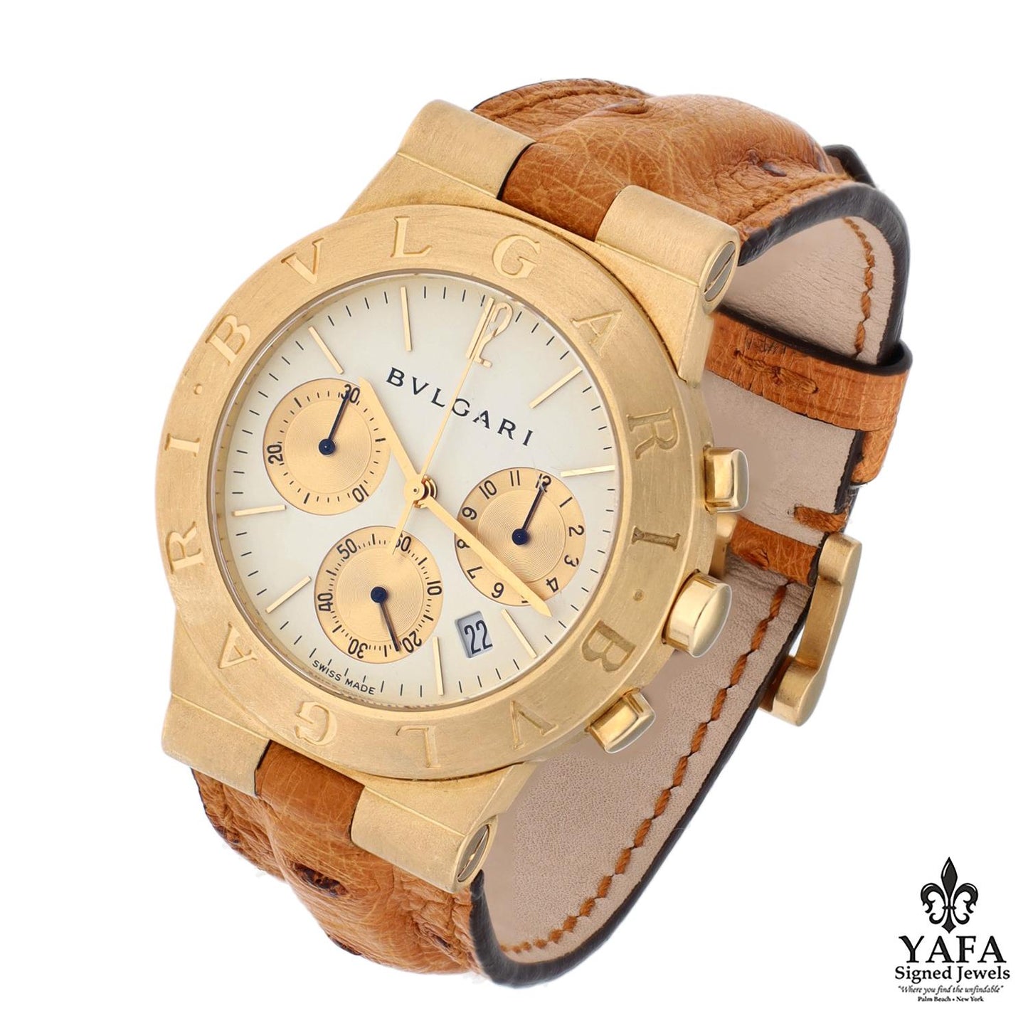 BVLGARI BB Chronograph 18K Yellow Gold