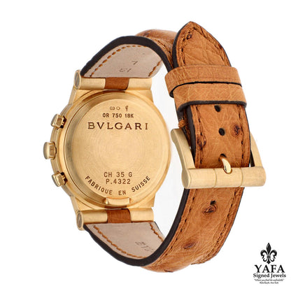 BVLGARI BB Chronograph 18K Yellow Gold