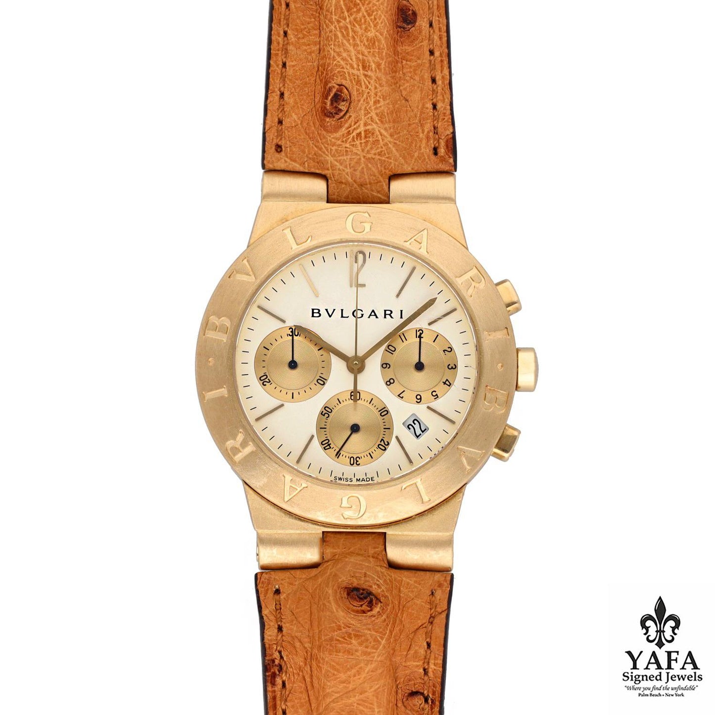 BVLGARI BB Chronograph 18K Yellow Gold