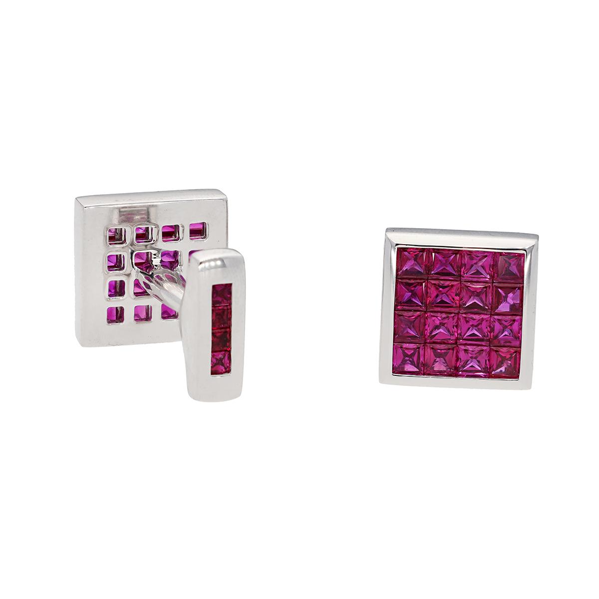 GRAFF Mystery Set Ruby Cufflinks