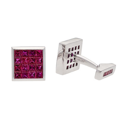 GRAFF Mystery Set Ruby Cufflinks