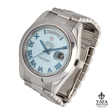 ROLEX Day-Date II President Platinum - Ice Blue Dial