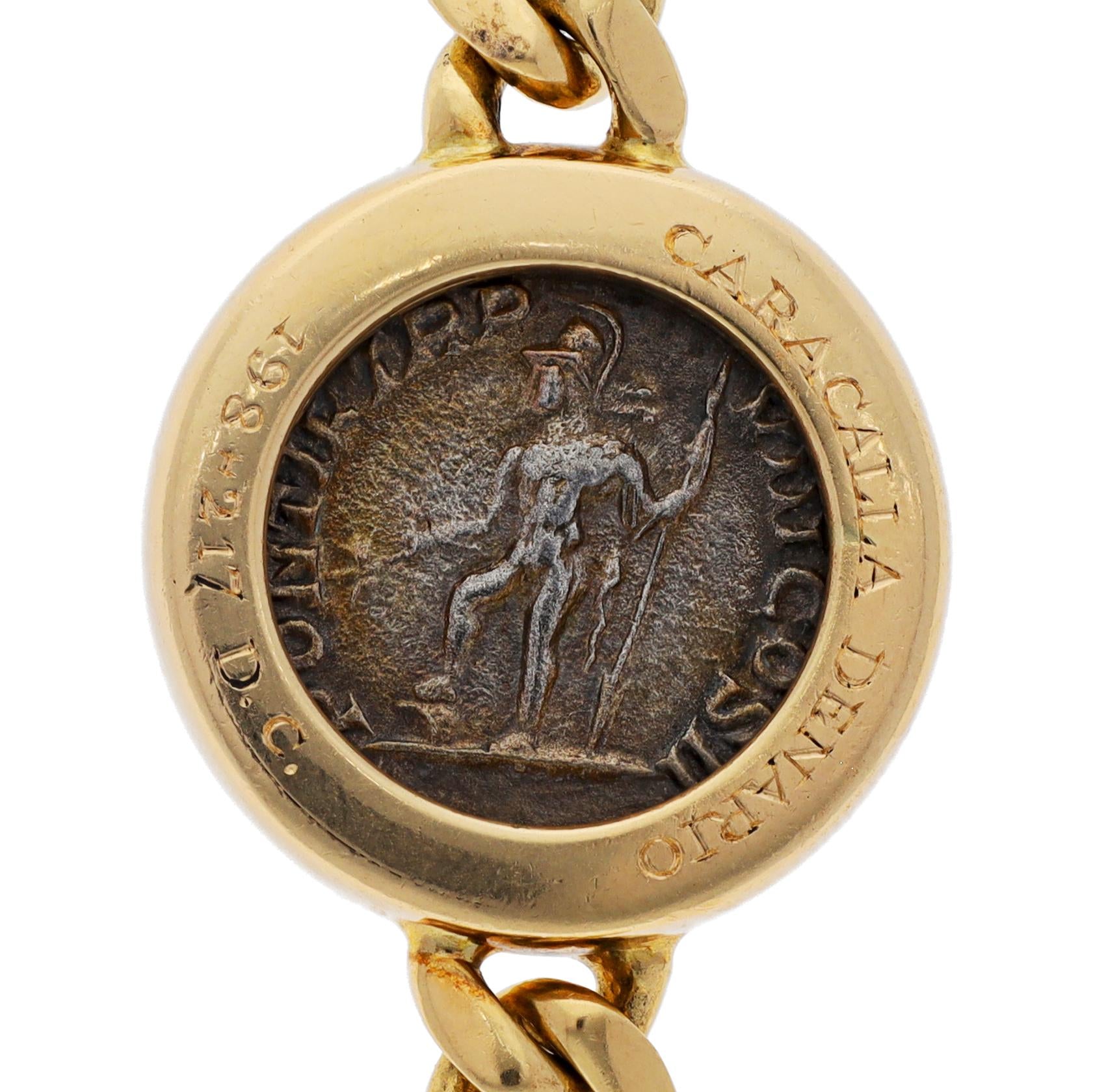 BULGARI 7 Ancient Coin Monete Necklace