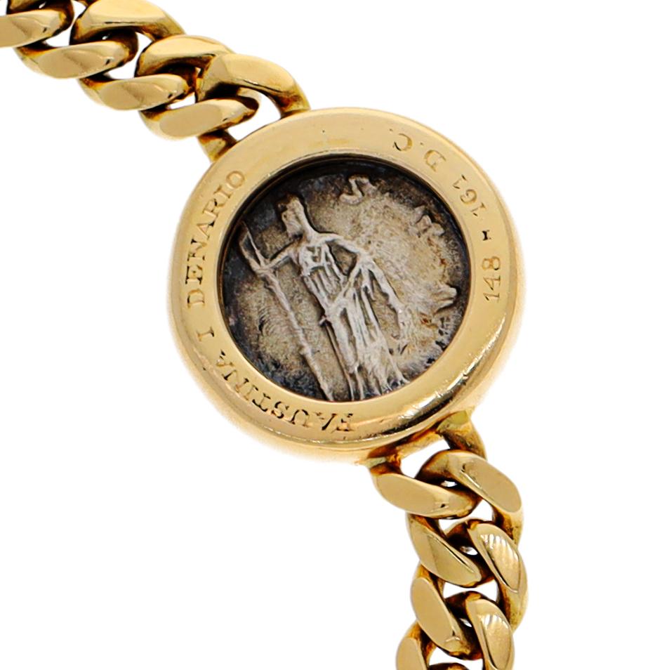 BULGARI 7 Ancient Coin Monete Necklace